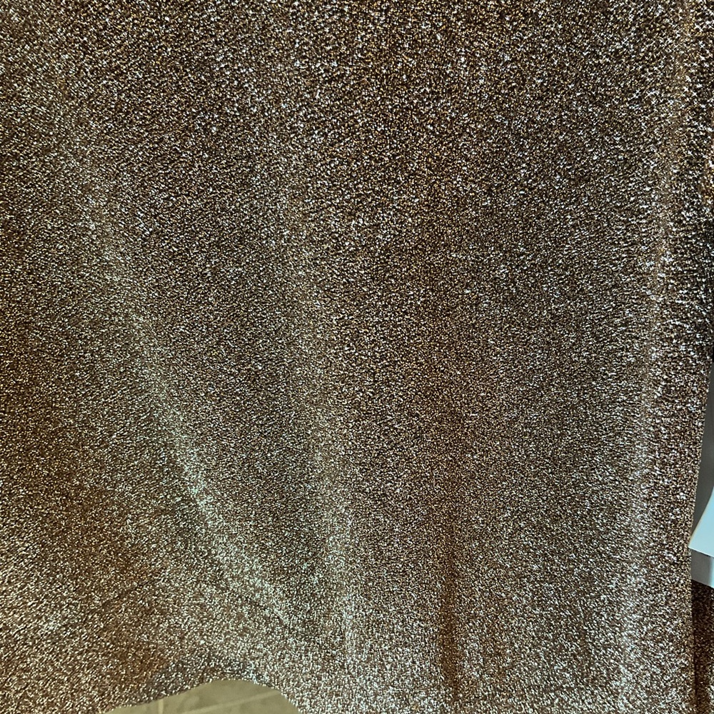 Karen Kane Metallic Brown Sweater, NWT women’s 2X, Bishop Sleeve, Glitter Girl - Picture 11 of 11